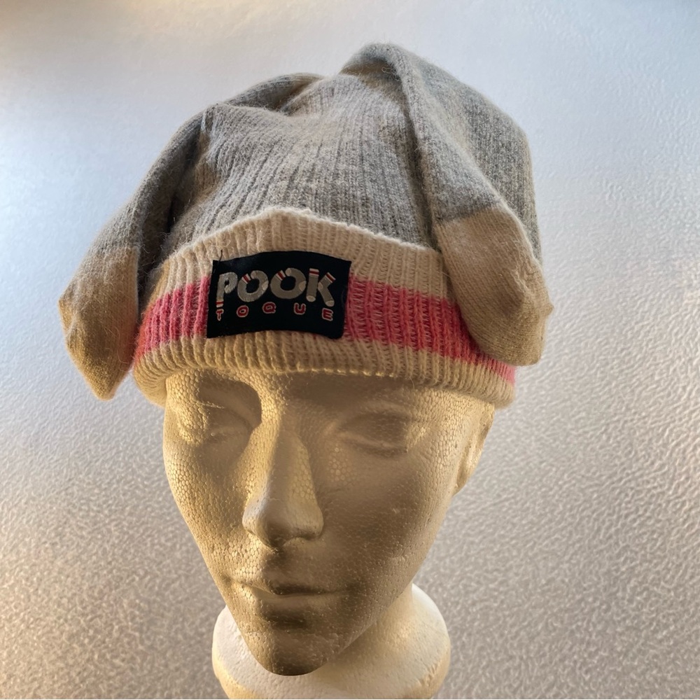 Girls Wool Blend Reversible Pook Toque
